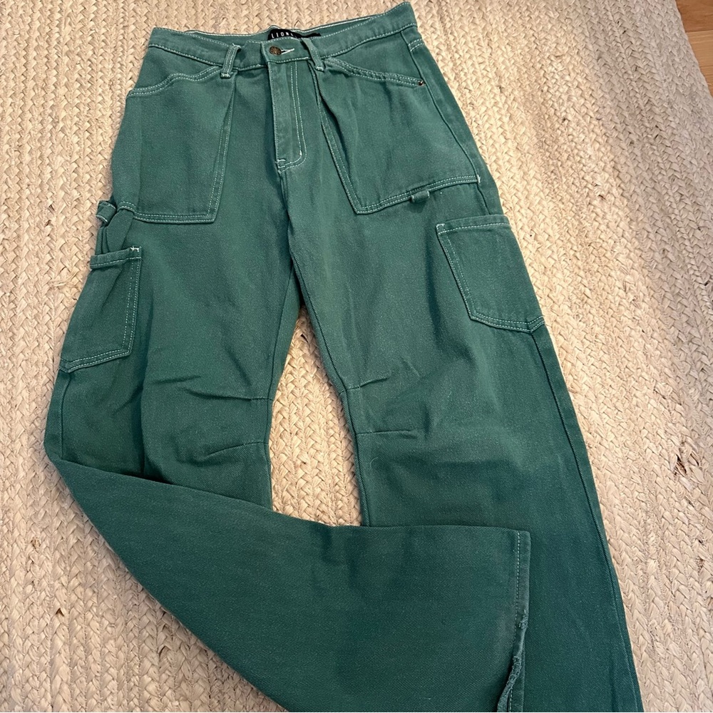 lioness green miami vice cargo pants